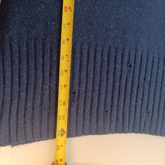 DH New York Distressed Silk Cashmere Knit Bell Sleeve Jumper Sweater - Picture 14 of 14